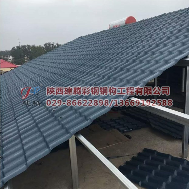 厂家批发树脂瓦配件 滴水檐吊檐瓦檐 仿古树脂瓦 树脂瓦屋顶瓦